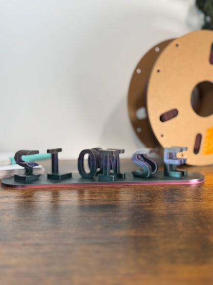 Ambigramme personnalisé – deux noms