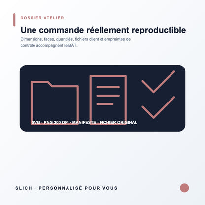 Pack mariage personnalisé — fabrication locale à partir du BAT approuvé