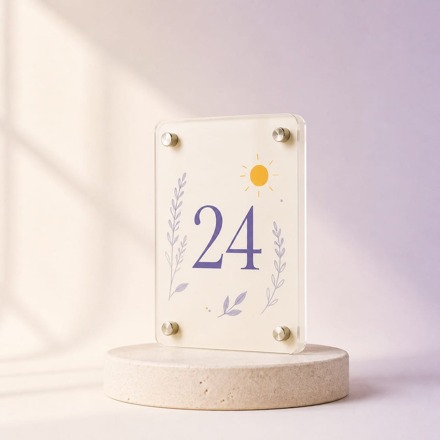 Plaque de maison personnalisée, formats pour façade ou boîte aux lettres