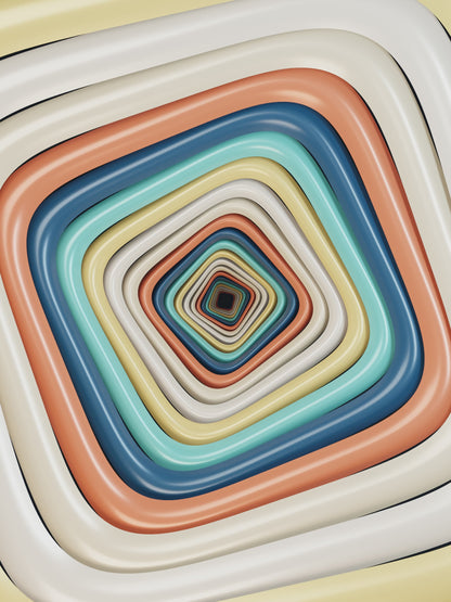Hyperespace — démonstration numérique du changement d’angle, tableau lenticulaire Slich