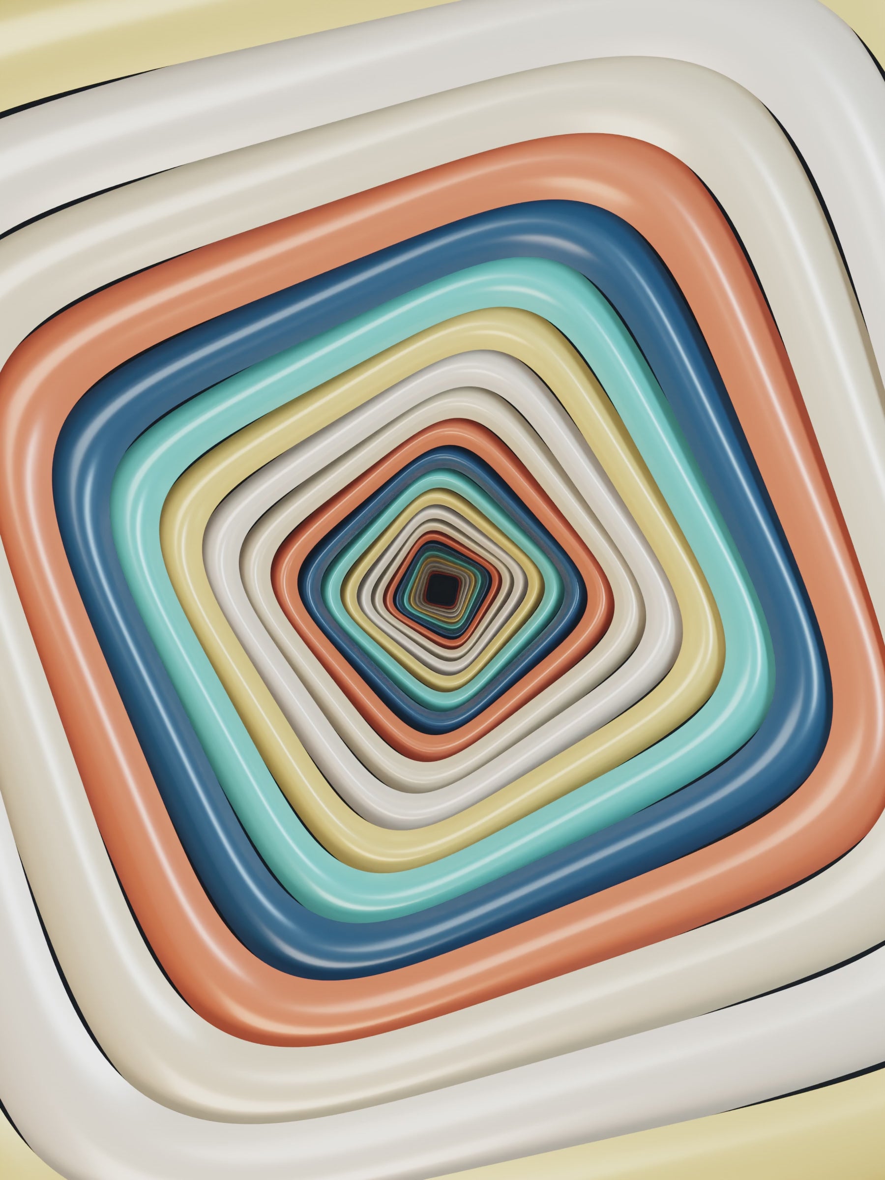 Hyperespace — démonstration numérique du changement d’angle, tableau lenticulaire Slich